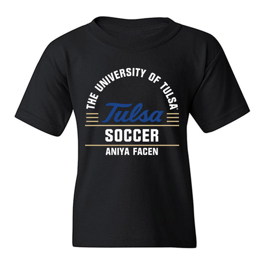 Tulsa - NCAA Women's Soccer : Aniya Facen - Classic Fashion Shersey Youth T-Shirt-0