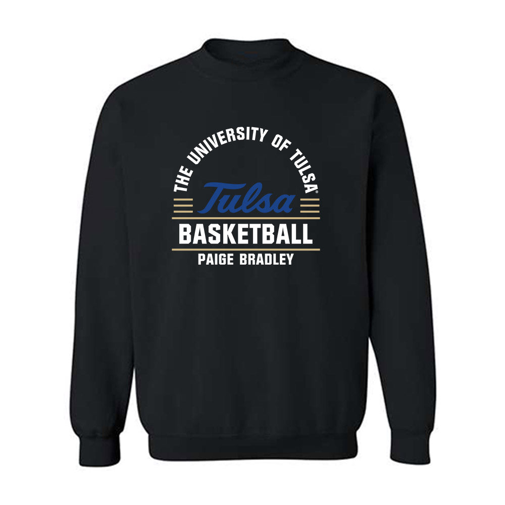 Tulsa - NCAA Women's Basketball : Paige Bradley - Classic Fashion Shersey Crewneck Sweatshirt-0