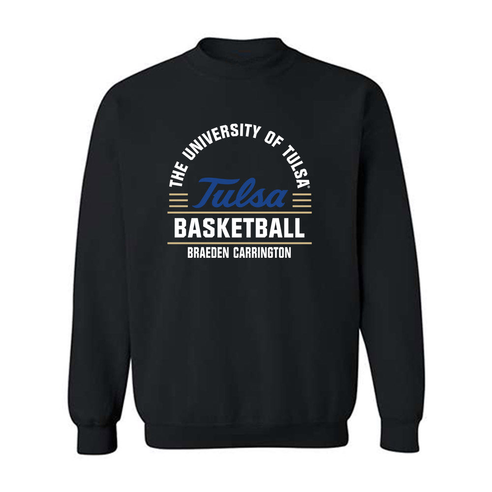 Tulsa - NCAA Men's Basketball : Braeden Carrington - Classic Fashion Shersey Crewneck Sweatshirt-0