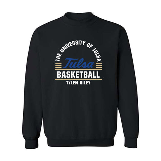 Tulsa - NCAA Men's Basketball : Tylen Riley - Classic Fashion Shersey Crewneck Sweatshirt-0