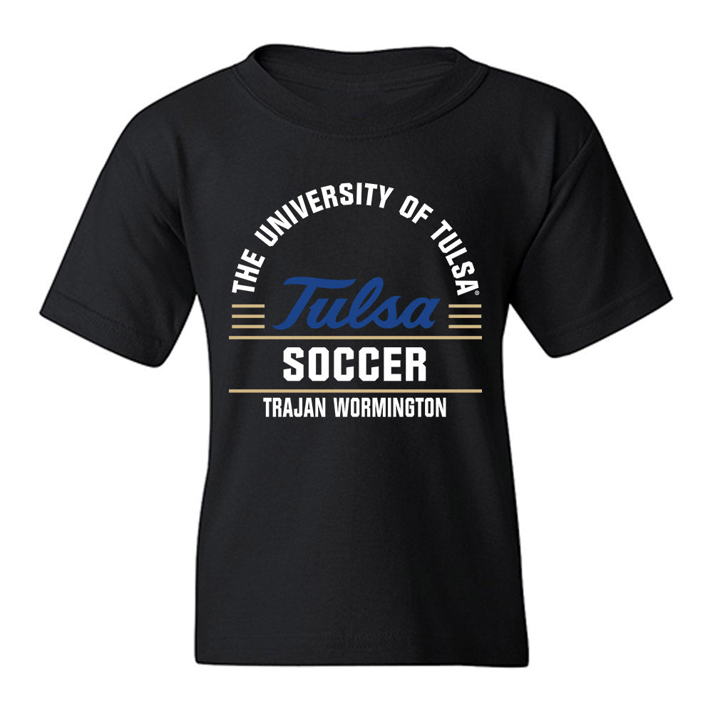 Tulsa - NCAA Men's Soccer : Trajan Wormington - Classic Fashion Shersey Youth T-Shirt-0