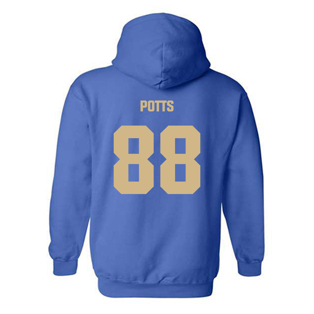 Tulsa - NCAA Football : Eli Potts - Classic Shersey Hooded Sweatshirt-1