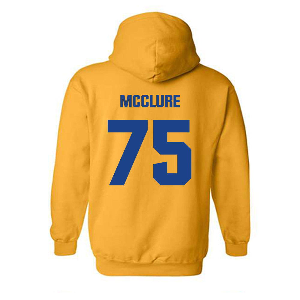 Tulsa - NCAA Football : Evan Mcclure - Classic Shersey Hooded Sweatshirt-1