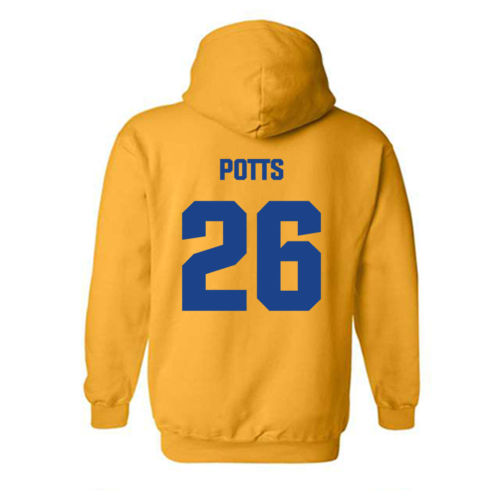 Tulsa - NCAA Football : Elijah Potts - Classic Shersey Hooded Sweatshirt-1