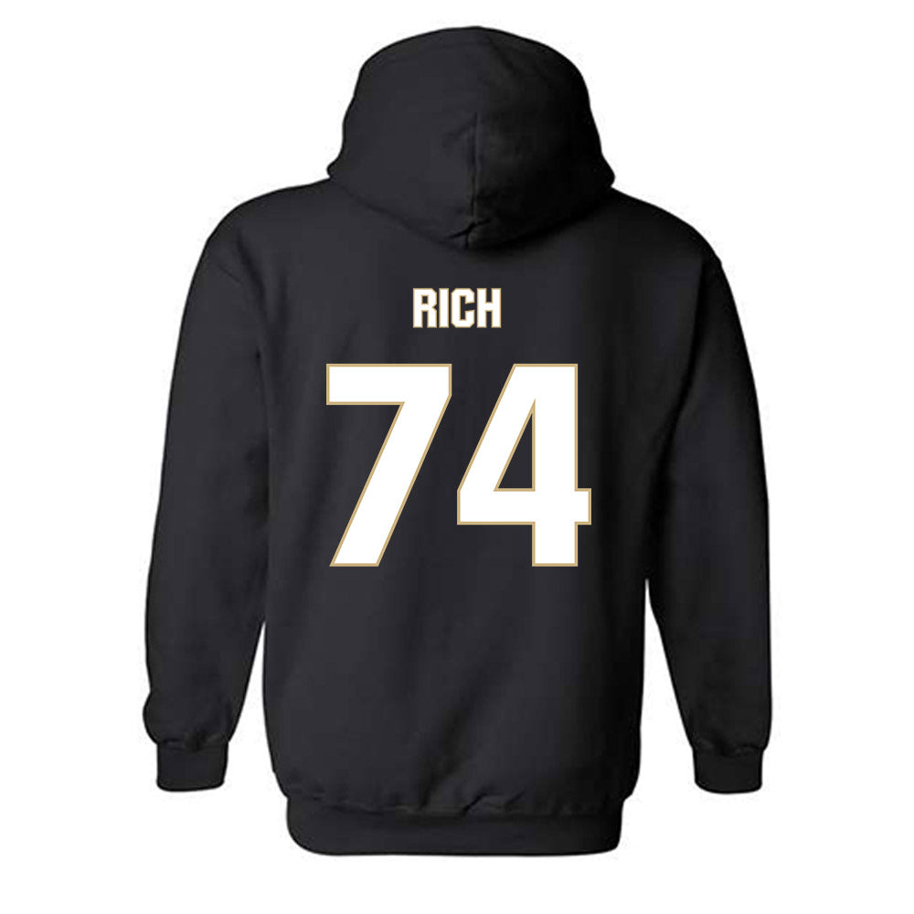Tulsa - NCAA Football : Logan Rich - Classic Shersey Hooded Sweatshirt-1