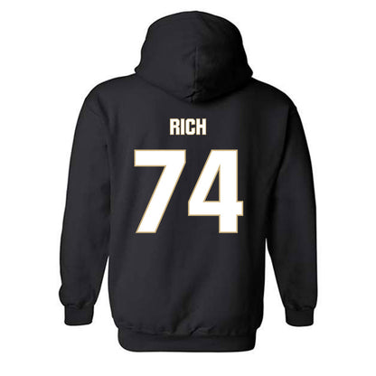 Tulsa - NCAA Football : Logan Rich - Classic Shersey Hooded Sweatshirt-1