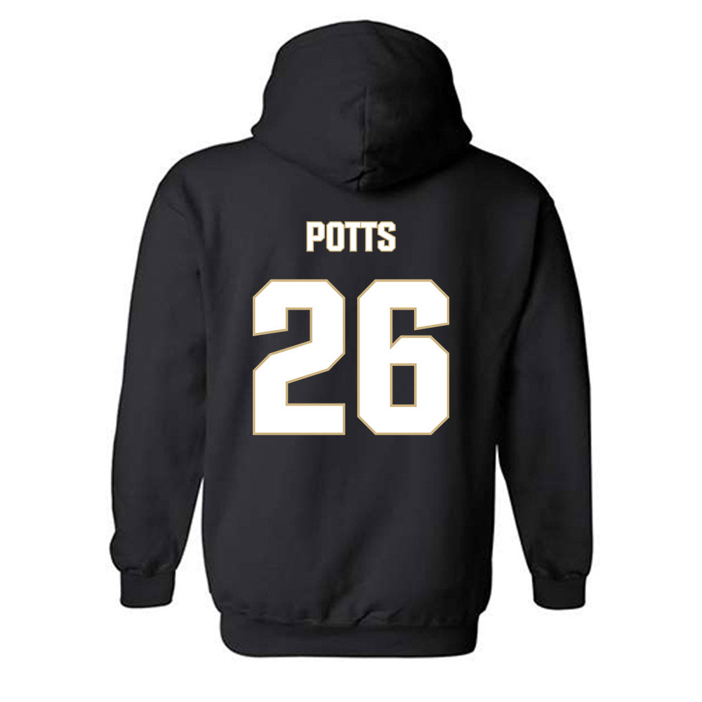 Tulsa - NCAA Football : Elijah Potts - Classic Shersey Hooded Sweatshirt-1