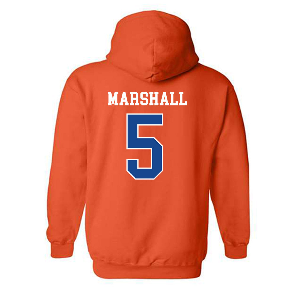 Boise State - NCAA Football : Chris Marshall - Classic Fashion Shersey Hooded Sweatshirt-1
