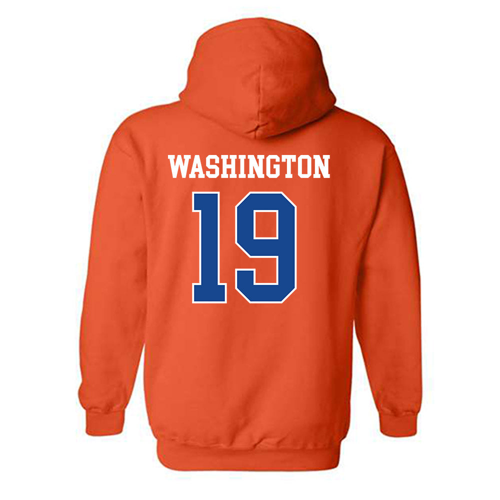Boise State - NCAA Football : Dion Washington - Classic Fashion Shersey Hooded Sweatshirt-1