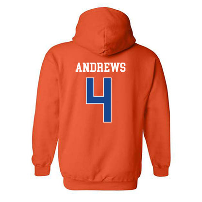 Boise State - NCAA Men's Basketball : Dylan Andrews - Classic Fashion Shersey Hooded Sweatshirt-1
