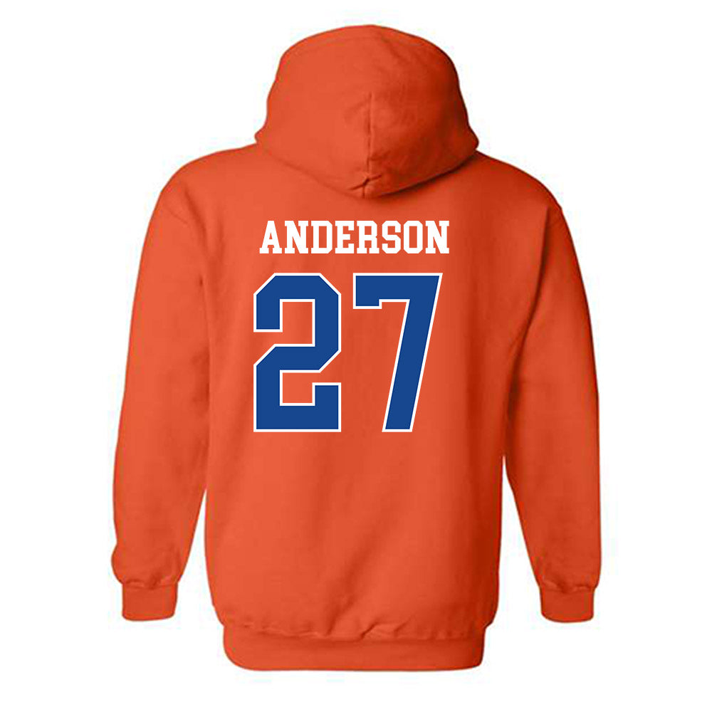 Boise State - NCAA Women's Soccer : Oakley Anderson - Classic Fashion Shersey Hooded Sweatshirt