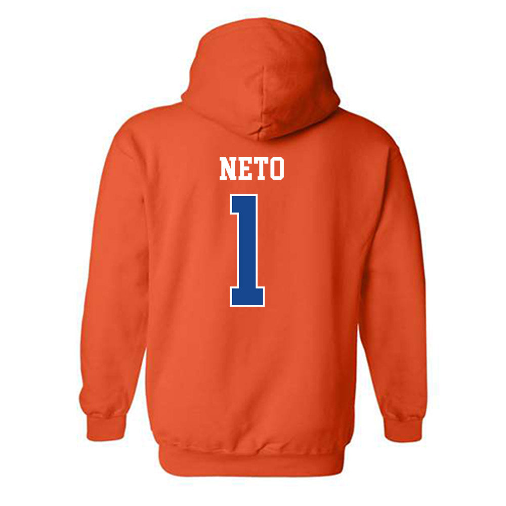 Boise State - NCAA Men's Basketball : Aginaldo Neto - Classic Fashion Shersey Hooded Sweatshirt-1