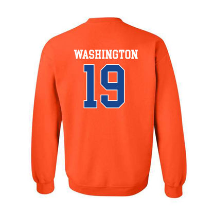 Boise State - NCAA Football : Dion Washington - Classic Fashion Shersey Crewneck Sweatshirt-1
