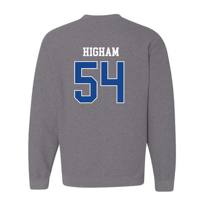 Boise State - NCAA Football : Hunter Higham - Classic Fashion Shersey Crewneck Sweatshirt-1