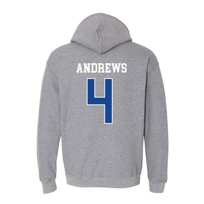Boise State - NCAA Men's Basketball : Dylan Andrews - Classic Fashion Shersey Hooded Sweatshirt-1