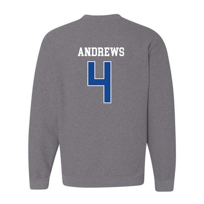 Boise State - NCAA Men's Basketball : Dylan Andrews - Classic Fashion Shersey Crewneck Sweatshirt-1
