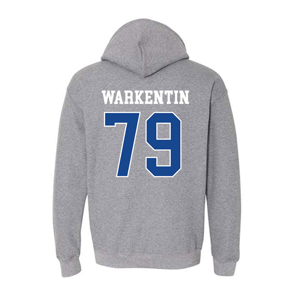 Boise State - NCAA Football : Connor Warkentin - Classic Fashion Shersey Hooded Sweatshirt