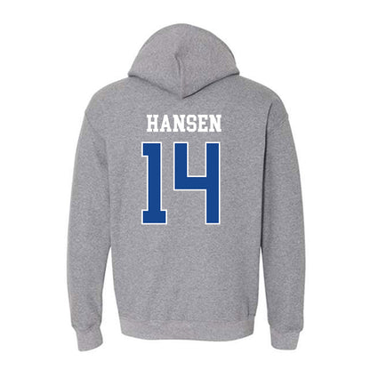 Boise State - NCAA Women's Basketball : Mya Hansen - Classic Fashion Shersey Hooded Sweatshirt-1