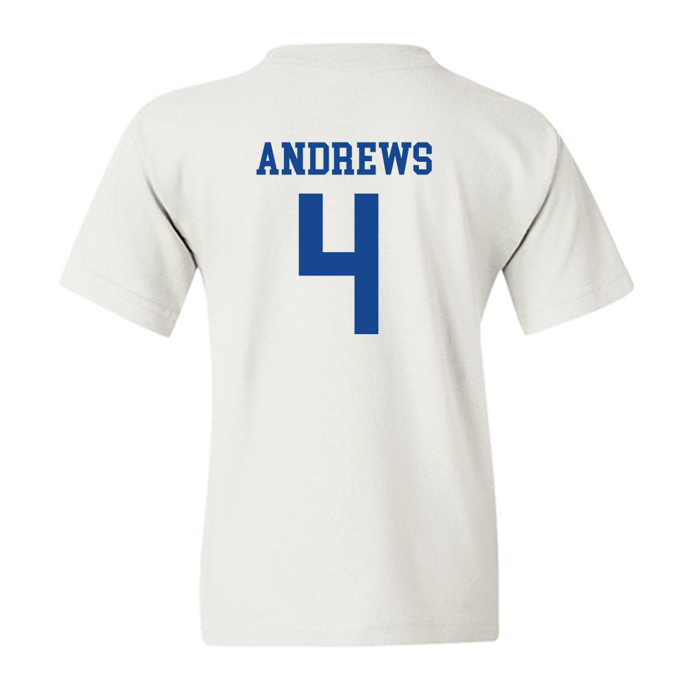 Boise State - NCAA Men's Basketball : Dylan Andrews - Classic Fashion Shersey Youth T-Shirt-1