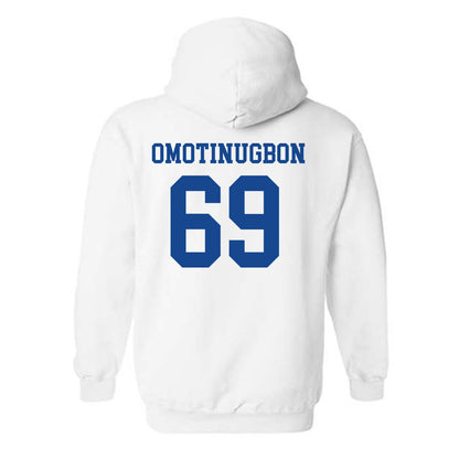 Boise State - NCAA Football : Eyitayo Omotinugbon - Classic Fashion Shersey Hooded Sweatshirt-1