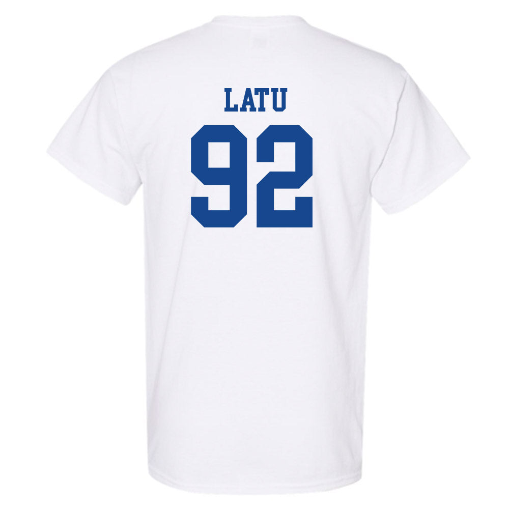 Boise State - NCAA Football : David Latu - Classic Fashion Shersey T-Shirt-1