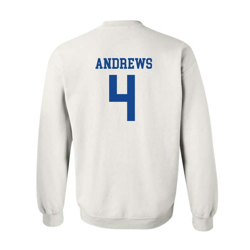 Boise State - NCAA Men's Basketball : Dylan Andrews - Classic Fashion Shersey Crewneck Sweatshirt-1
