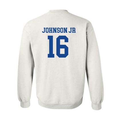 Boise State - NCAA Football : Franklyn Johnson Jr - Classic Fashion Shersey Crewneck Sweatshirt-1