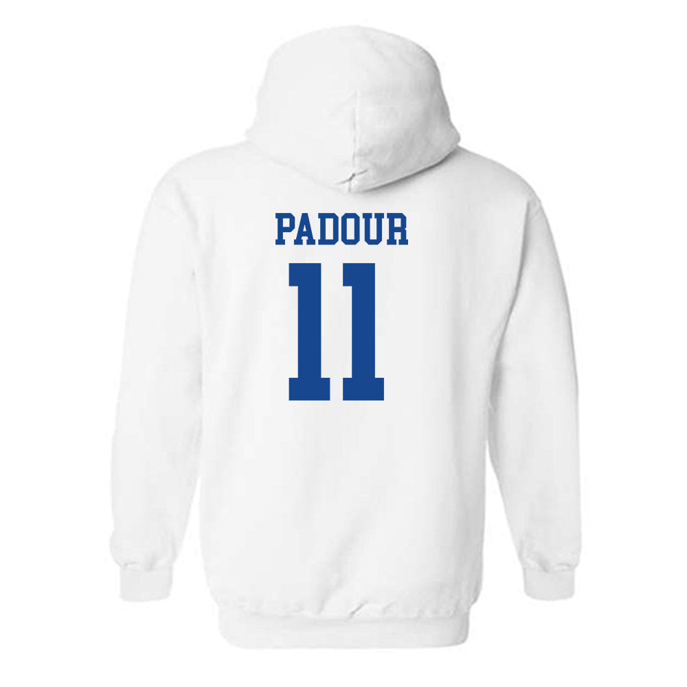 Boise State - NCAA Women's Soccer : Morgan Padour - Classic Fashion Shersey Hooded Sweatshirt-1