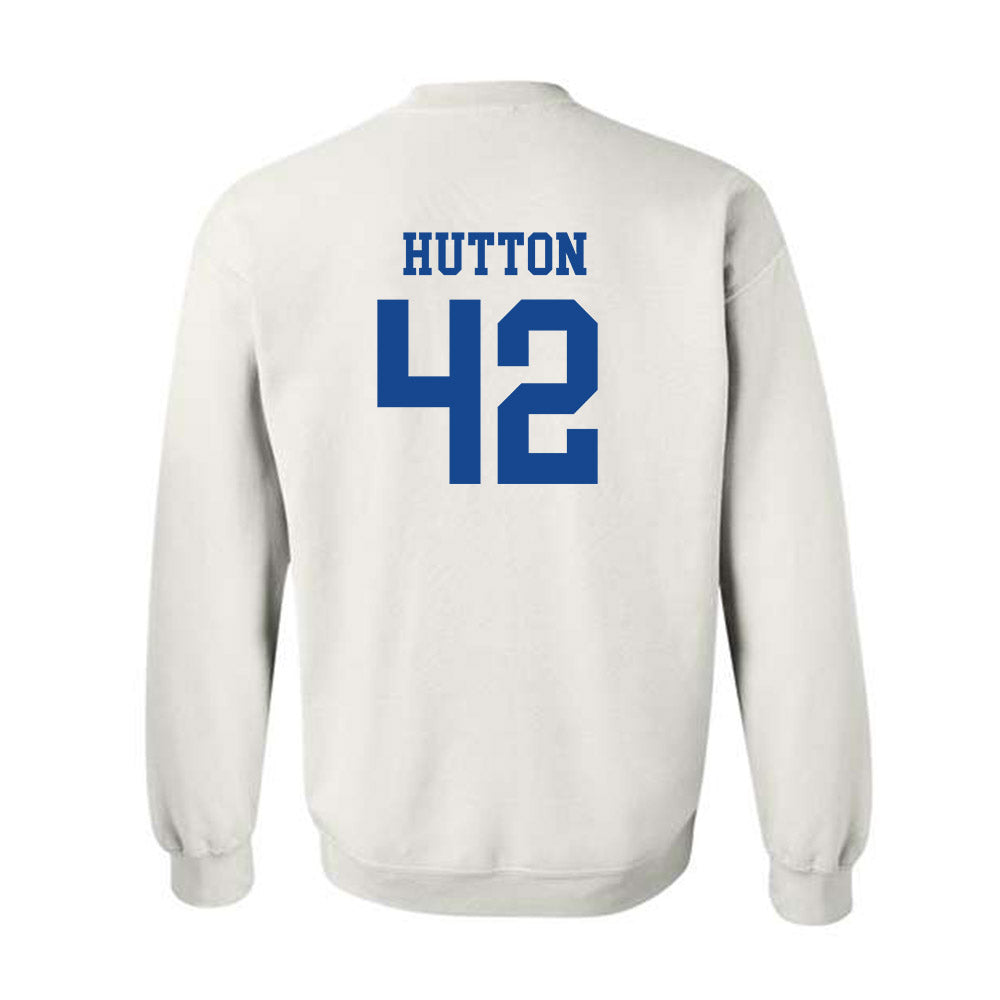 Boise State - NCAA Football : Mason Hutton - Classic Fashion Shersey Crewneck Sweatshirt-1