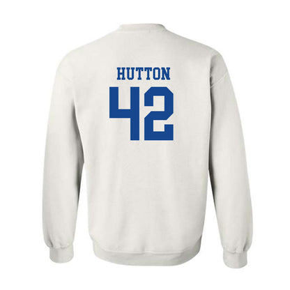 Boise State - NCAA Football : Mason Hutton - Classic Fashion Shersey Crewneck Sweatshirt-1