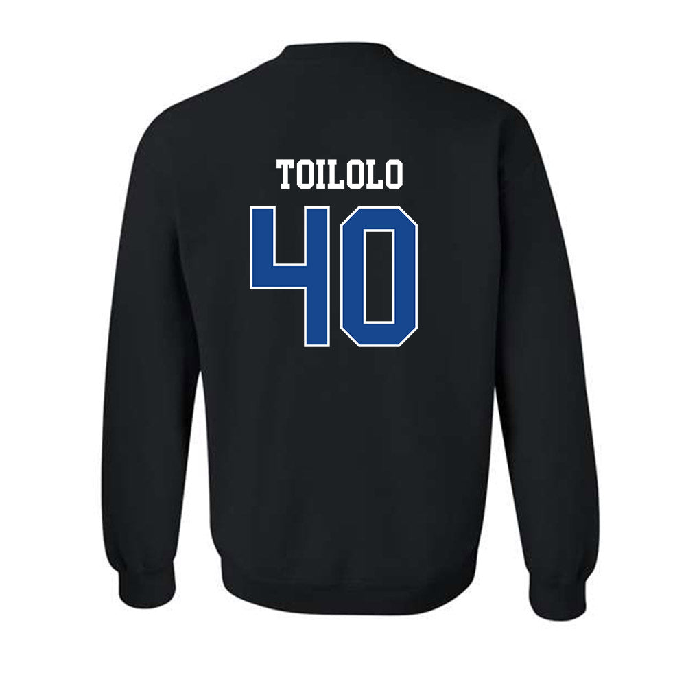 Boise State - NCAA Football : De'Shawn Toilolo - Classic Fashion Shersey Crewneck Sweatshirt-1