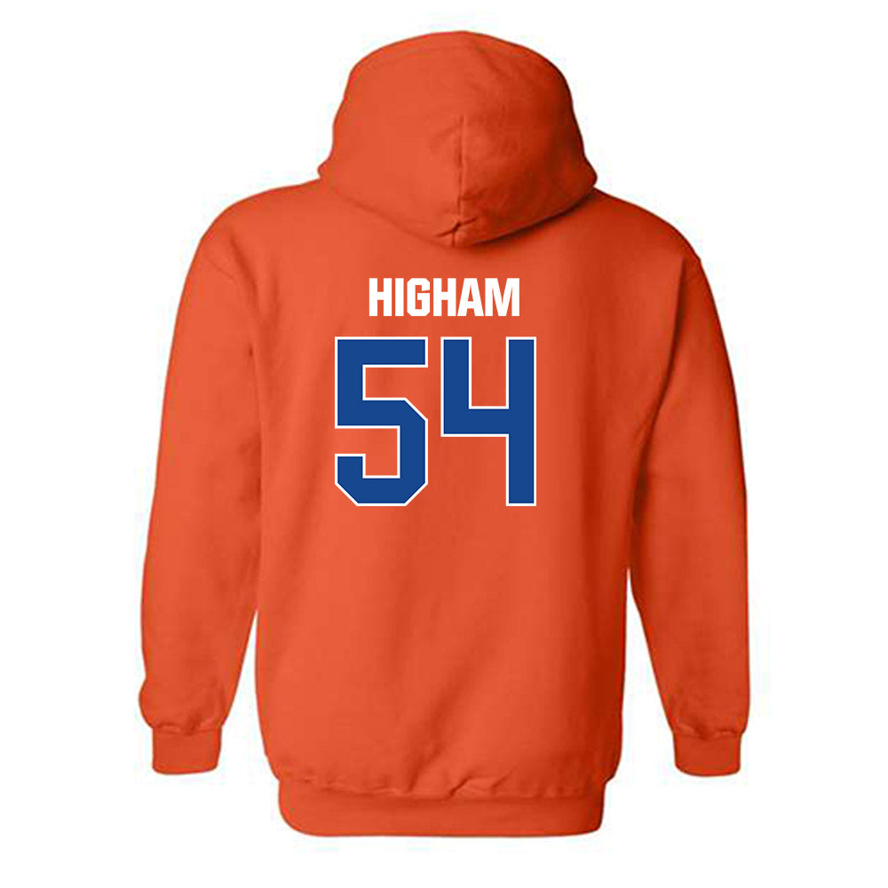 Boise State - NCAA Football : Hunter Higham - Classic Shersey Hooded Sweatshirt-1