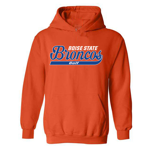 Boise State - NCAA Men's Golf : Cole Rueck - Classic Shersey Hooded Sweatshirt-0