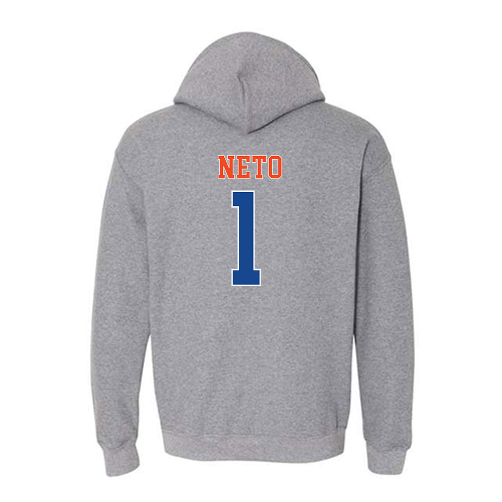 Boise State - NCAA Men's Basketball : Aginaldo Neto - Classic Shersey Hooded Sweatshirt-1
