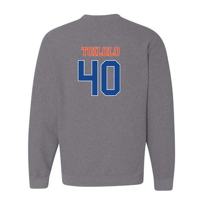 Boise State - NCAA Football : De'Shawn Toilolo - Classic Shersey Crewneck Sweatshirt-1
