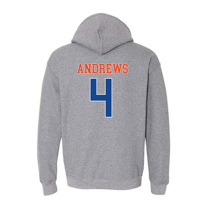 Boise State - NCAA Men's Basketball : Dylan Andrews - Classic Shersey Hooded Sweatshirt-1