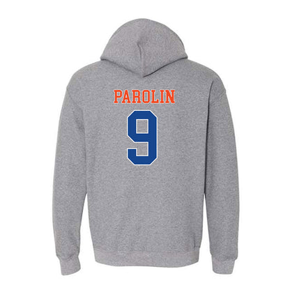 Boise State - NCAA Men's Basketball : Dom Parolin - Classic Shersey Hooded Sweatshirt-1