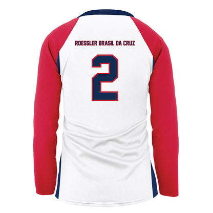 FAU - NCAA Women's Volleyball : Ana Paula Roessler Brasil da Cruz - Volleyball Jersey-1