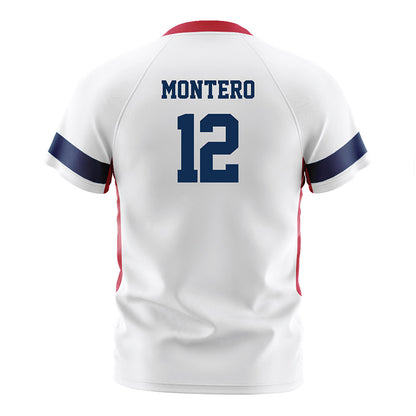 FAU - NCAA Men's Soccer : Jeremy Montero - White Soccer Jersey-1