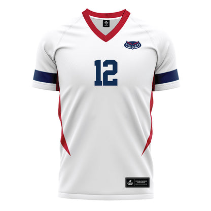 FAU - NCAA Men's Soccer : Jeremy Montero - White Soccer Jersey-0