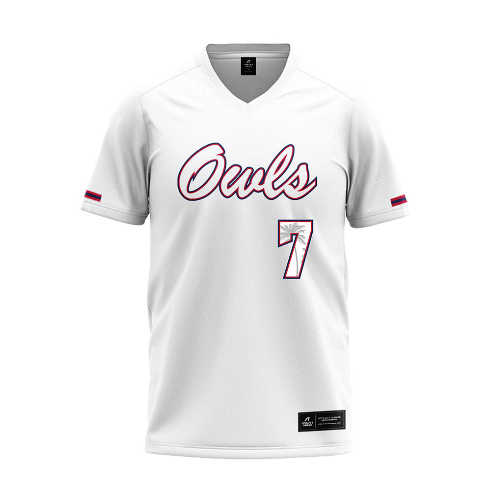 FAU - NCAA Softball : Autumn Courtney - White Softball Jersey-0