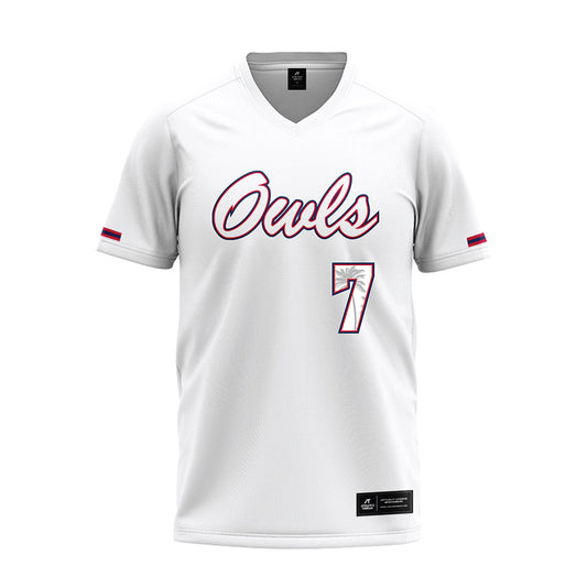 FAU - NCAA Softball : Emma Williams - White Softball Jersey-0
