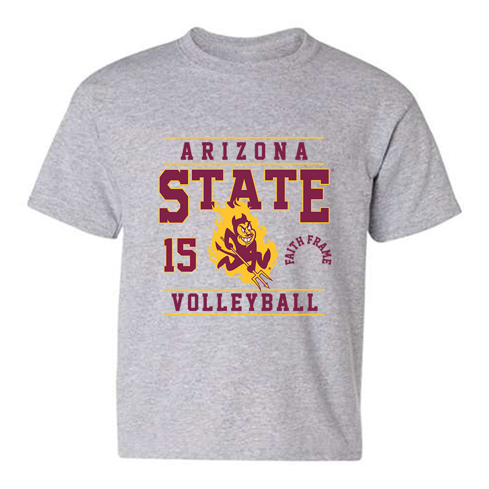 Arizona State - NCAA Women's Volleyball : Faith Frame - Classic Fashion Shersey Youth T-Shirt-0