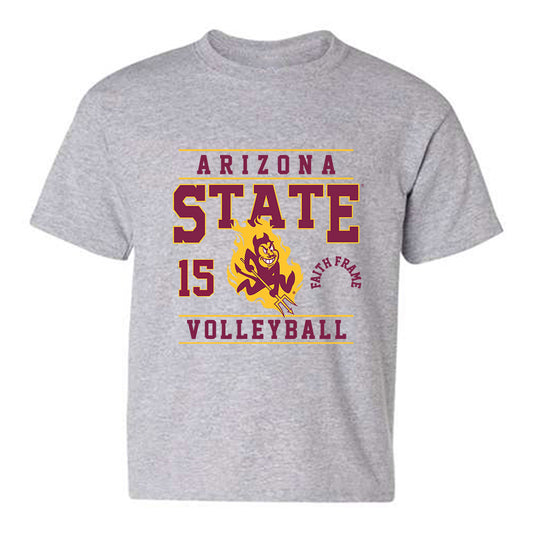 Arizona State - NCAA Women's Volleyball : Faith Frame - Classic Fashion Shersey Youth T-Shirt-0