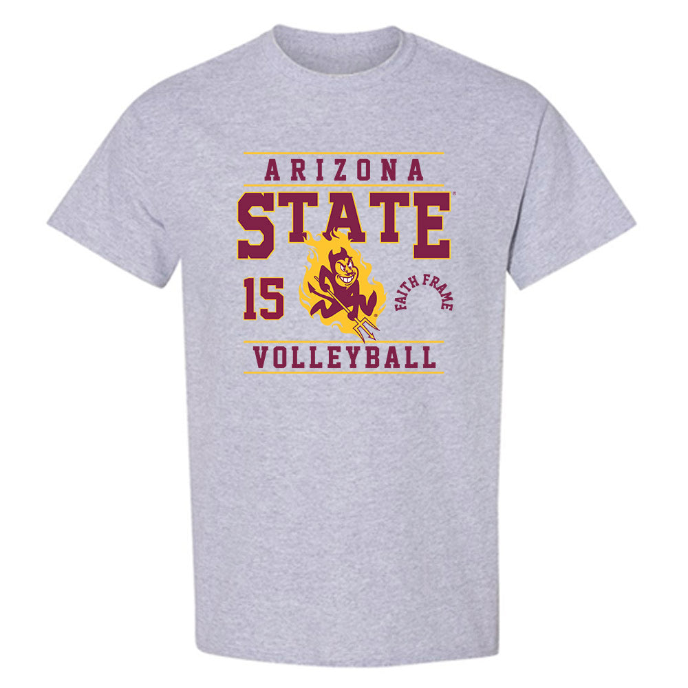 Arizona State - NCAA Women's Volleyball : Faith Frame - Classic Fashion Shersey T-Shirt-0