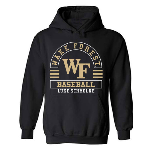 Wake Forest - NCAA Baseball : Luke Schmolke - Hooded Sweatshirt Classic Fashion Shersey