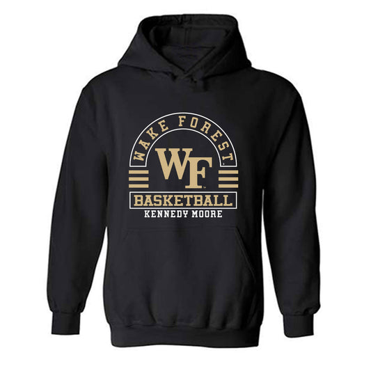 Wake Forest - NCAA Women's Basketball : Kennedy Moore - Classic Fashion Shersey Hooded Sweatshirt