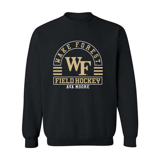 Wake Forest - NCAA Women's Field Hockey : Ava Moore - Classic Fashion Shersey Crewneck Sweatshirt-0