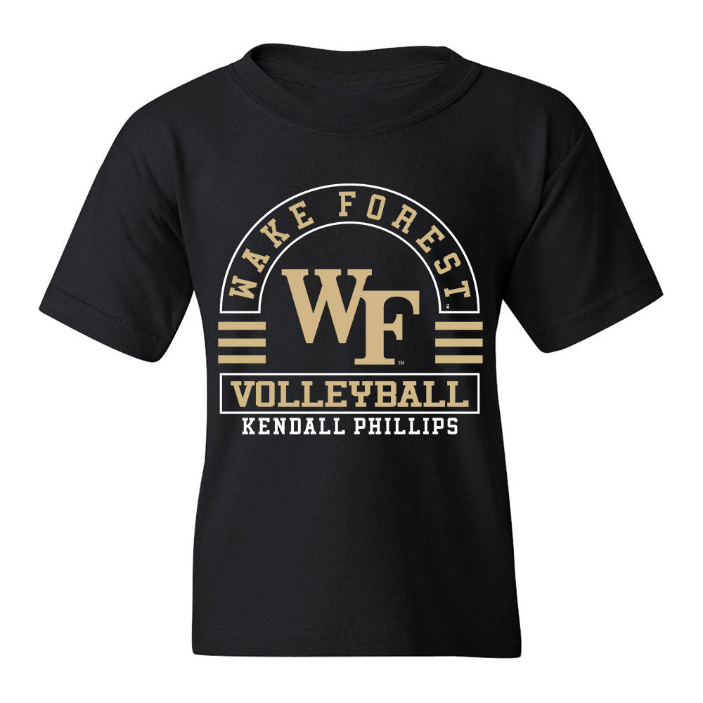 Wake Forest - NCAA Women's Volleyball : Kendall Phillips - Classic Fashion Shersey Youth T-Shirt