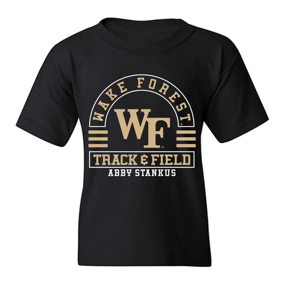 Wake Forest - NCAA Women's Track & Field : Abby Stankus - Classic Fashion Shersey Youth T-Shirt-0